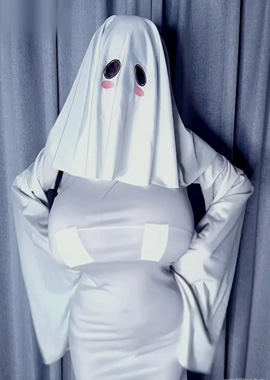 GC-1971臺灣極品大奶萌妹-Haru哈嚕_蕭婷安-最新作，巨乳幽靈娘，萌妹各種姿勢抖奶秀自己的超級巨乳，再抹上精油瘋狂揉捏自己的大奶子，天生的無毛一線天嫩逼也很好看【 - AV大平台 - 中文字幕，成人影片，AV，國產，線上看