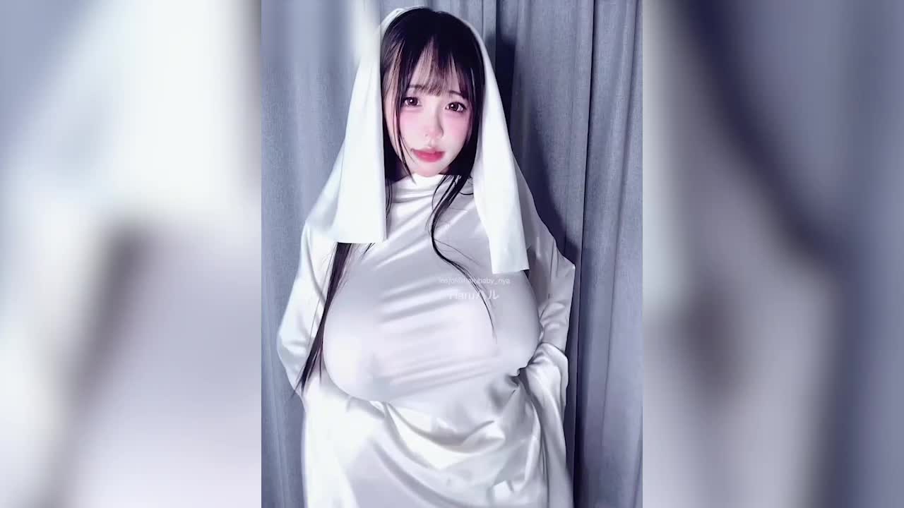 臺灣極品大奶萌妹-Haru哈嚕_蕭婷安-最新作，巨乳幽靈娘，萌妹各種姿勢抖奶秀自己的超級巨乳，再抹上精油瘋狂揉捏自己的大奶子，天生的無毛一線天嫩逼也很好看【 - AV大平台 - 中文字幕，成人影片，AV，國產，線上看